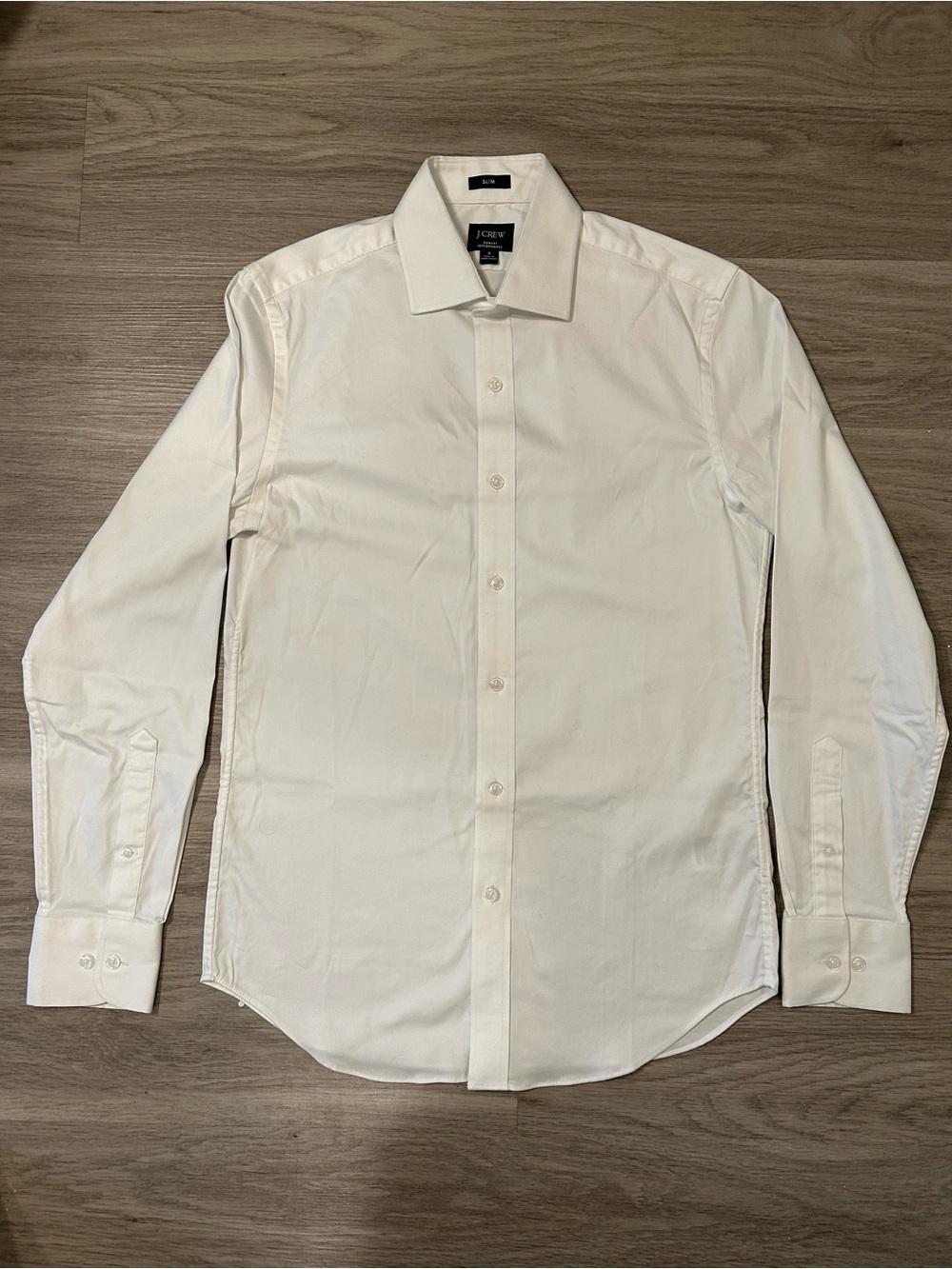 J. Crew White Button-Down Dress Shirt